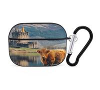 Basse Castle Scottish Highlands Cow Earbuds Case for Airpods Pro 2nd
