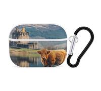 Basse Castle Scottish Highlands Cow Earbuds Case for Airpods Pro 2nd