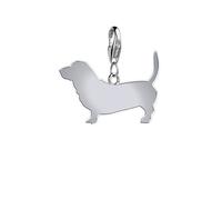 Basset Bleu de Gascogne Silhouette Silver Charm