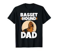 Basset Hound Dad Owner Basset Hounds Dog Puppy Father Daddy T-Shirt
