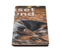 Basset Hound Dog Leather Refillable Notebook with 90 Sheets Travel A5 Notebooks Writing Journal Personal Planner