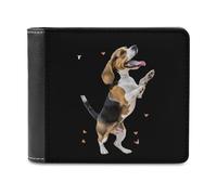 Basset Hound Dog Men's Wallet Bifold RFID Blocking Wallet Slim Billfold Pocket with Card Holders for Women