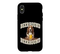 Basset Hound Drinking Beer Dog Dad Craft Brew Buddy Case for iPhone X/XS