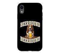 Basset Hound Drinking Beer Dog Dad Craft Brew Buddy Case for iPhone XR