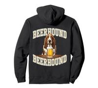 Basset Hound Drinking Beer Dog Dad Craft Brew Buddy Pullover Hoodie