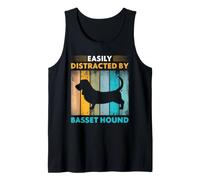 Basset Hound - Easily Distracted by Dogs Tank Top