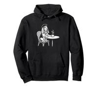Basset Hound French Café - Basset Hound Lover Dog Mom Pullover Hoodie
