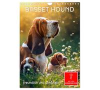 Basset Hound - friendly and affectionate UK-Version (Wall Calendar 2026 DIN A4 Portrait), CALVENDO 12 Month Wall Calendar