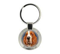 Basset Hound Key Ring