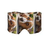 Basset Hound Pattern, Full Eye Covers Light Blocking Eye Mask Sleep Eye and Ear Muffs