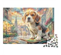 Basset Hound Puzzles 1000 Piece for Adults Game for The Whole 52x38cm