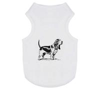 'Basset Hound Trailing a Scent' Pet Dog/Cat T-Shirt (PT00126639)