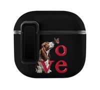 Basset Hounds Love Lock Cover Compatible with AirPods 4