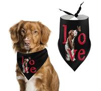 Basset Hounds Love Pet Scarfs Adjustable Pet Scarf Dog Bandana