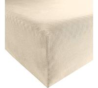 Bassetti 094 Ecru 922206 Fitted Sheet 140 x 200 cm 160 x 220 cm Cotton/Elastane