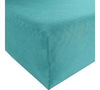 Bassetti 558 9239372 Fitted Sheet Cotton/Elastane 180 x 200 cm / 200 x 220 cm Turquoise