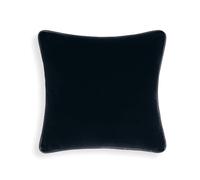 Bassetti 9324585 Plain Cushion Cover for Table Linen Velour 90% Cotton and 10% Polyester in Onice G1 Dimensions 45 x 45 cm
