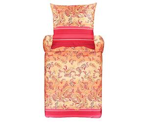 Bassetti Bedding Set, Cotton, Orange, 200 x 200