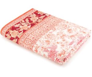 Bassetti CAPODIMONTE 9328507 Bedspread 100% Cotton Coral R1 220 x 255 cm