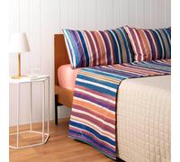 BASSETTI complete double bed sheets in cotton HIDE and SEEK M1