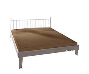 Bassetti Fango 9280397 Fitted Sheet Plain M6/579 Cotton/Elastane 90 x 190 cm / 100 x 220 cm