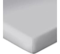 Bassetti Fitted Sheet, Cotton, Titanium, 140 x 200 cm, 160 x 220 cm