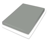 Bassetti Fitted Sheet, Elastane Cotton, Classic Grey, 140x200 160x220