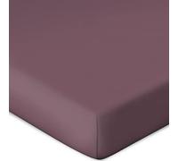 Bassetti Fitted Sheet for Box Spring Topper Plain Colour Amaretto L1/4 Size 90 x 190 100 x 220 cm