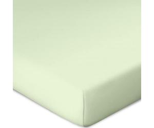 Bassetti Fitted Sheet for Box Spring Topper Plain Colour Lime W0/32 Size 90 x 190 100 x 220 cm