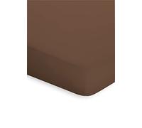 Bassetti Fitted Sheet, Marrone, 140 x 200 cm, 160 x 220 cm