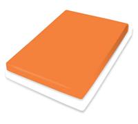 Bassetti Fitted Sheet, Orange, 140 x 200 cm, 160 x 220 cm