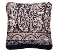 Bassetti Granfoulard Imperia 41 Cushion Cover 100% Cotton Beige with Zip 40 cm x 40 cm 9324059