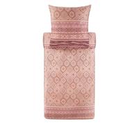 Bassetti Hanbury 9329906 Bed Linen + 1 Pillowcase 100% Cotton Satin Powder Pink P1 Dimensions: 135 x 200 cm + 1 K 80 x 80 cm