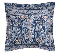 Bassetti Imperia B1 9323986 Cushion Cover with Zip 40 cm x 40 cm Mako Satin Blue