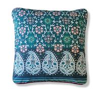Bassetti Laglio V1 9320682 Cushion Cover for Decorative Cushions Made of 100% Cotton Maco Satin in Green Dimensions: 40 cm x 40 cm