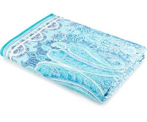 Bassetti MERGELLINA 9328464 Bedspread 100% Cotton Ocean Blue B1 180 x 255 cm