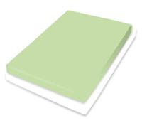 Bassetti Topper 9302399 Fitted Sheet Plain Lime W0/323 Cotton and Elastane 140 x 200 cm 160 x 220 cm