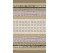 Bassetti TREMEZZO Jacquard Plaid, Cotton, Beige, 140 x 190 cm