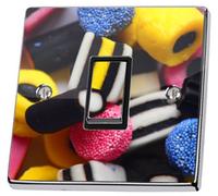 Bassett's Allsorts Licorice Light Switch Sticker Cover Sweets Candy