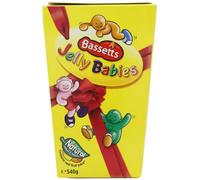 Bassetts Jelly Babies Carton 540 g (Pack of 3)