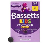 Bassetts Kids Multivitamins 3-6 Years Omega 3 Blackcurrant Flavour 30 Gummies