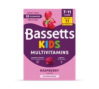 Bassetts Kids Multivitamins 7-11 Years Raspberry Flavour 30 Gummies