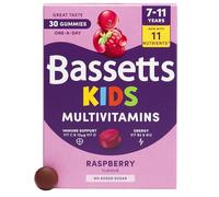 Bassetts Kids Multivitamins 7-11 Years Raspberry Flavour 30 Gummies