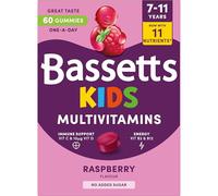 Bassetts Kids Multivitamins 7-11 Years Raspberry Flavour 60 Gummies