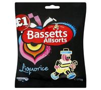 Bassett's Liquorice Allsorts 170g - Pack of 12