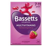 Bassetts Vitamins 7-11 Years Raspberry Flavour Multivitamins 30 Gummies