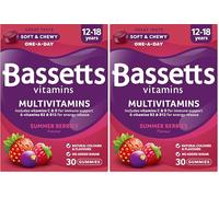 Bassetts Vitamins 12-18 Years Summer Berries Flavour Multivitamins 30 Gummies (Pack of 2)