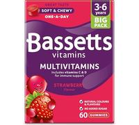 Bassetts Vitamins 3-6 Years Strawberry Flavour Multivitamins 60 Gummies