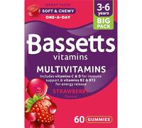 Bassetts Vitamins 3-6 Years Strawberry Flavour Multivitamins 60 Gummies
