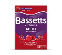 Bassetts Vitamins Adult Multivitamins Raspberry & Pomegranate 30 Pastilles